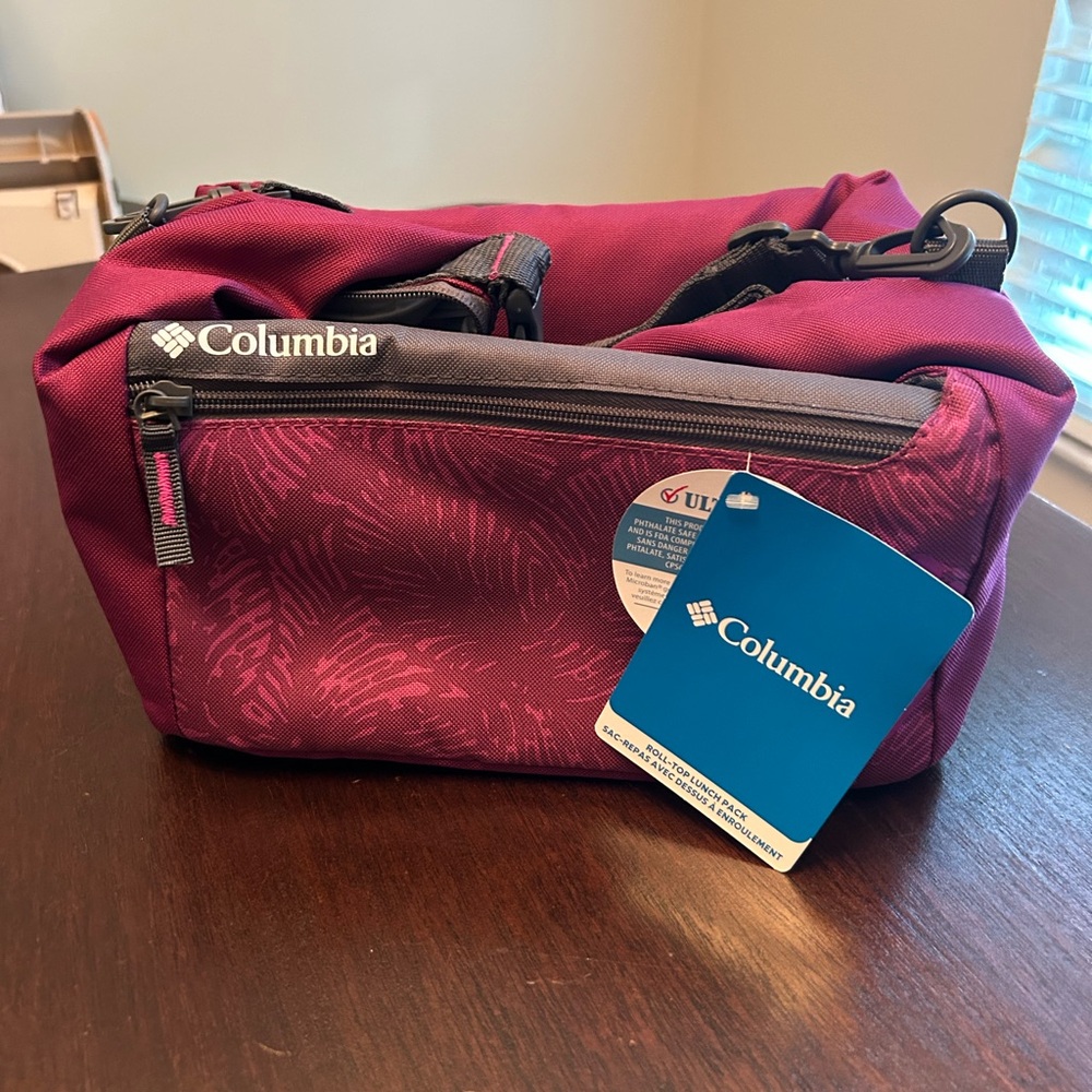 Columbia Purple Insulated Lunch Bag
